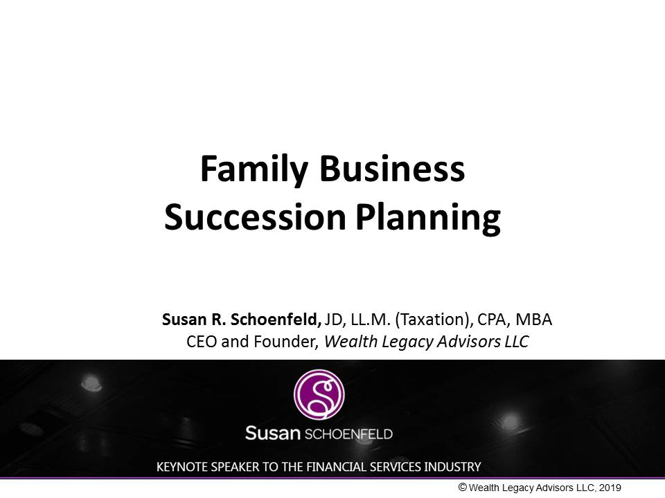 FAMILY BUSINESS SUCCESSION PLANNING 